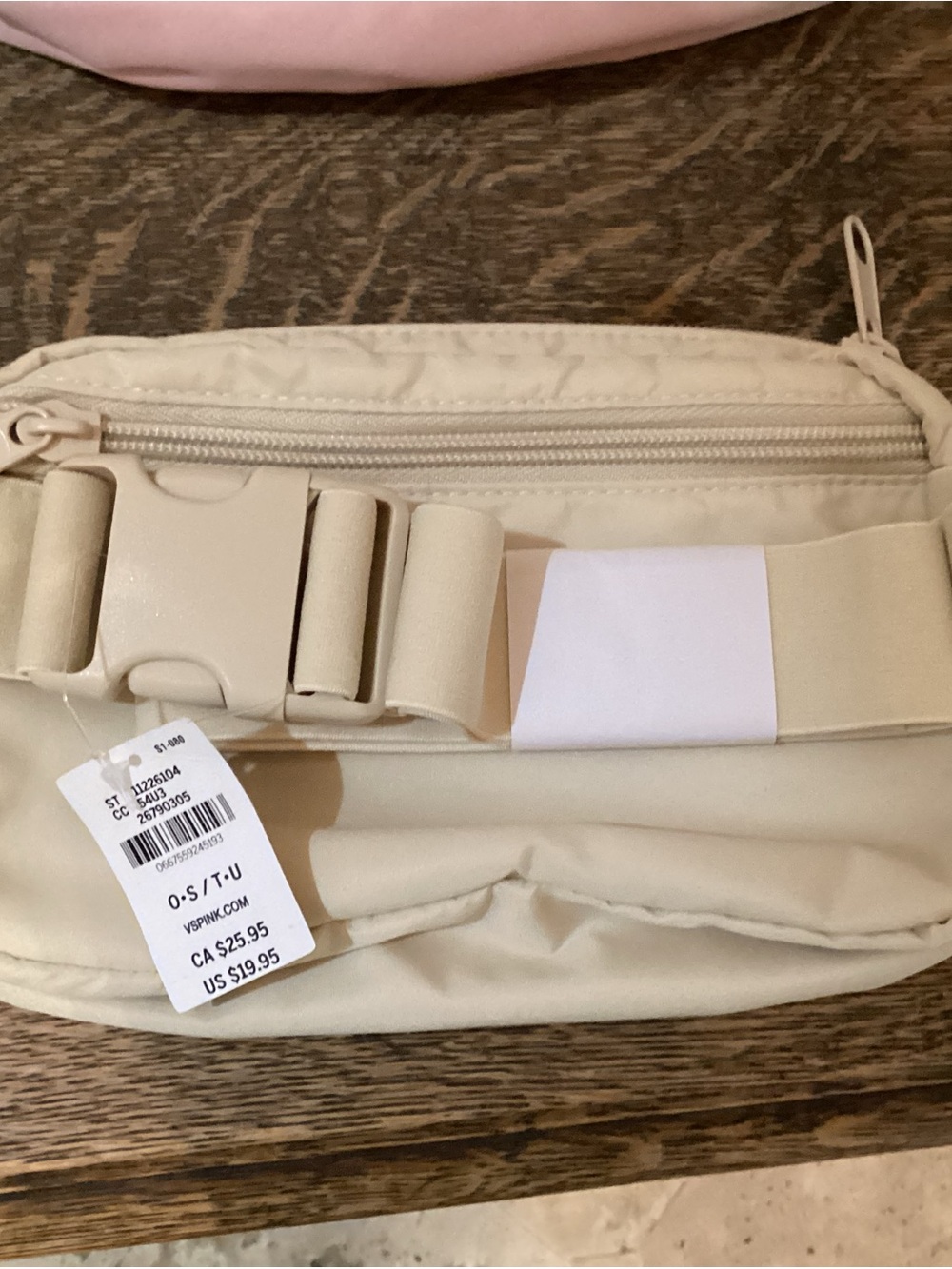 Pink  creamy colorway Fanny pack NWT